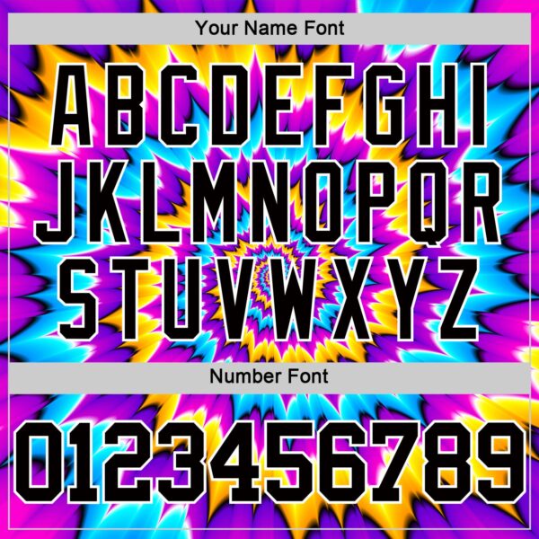 Custom Tie Dye Black-White Round Neck Sublimation Basketball Suit Jersey