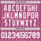 Custom Pink White-Black Geometric Shape Round Neck Sublimation Basketball Suit Jersey