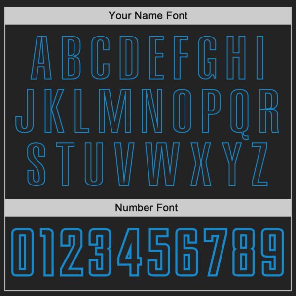 Custom Black Black-Blue Authentic Throwback Basketball Jersey