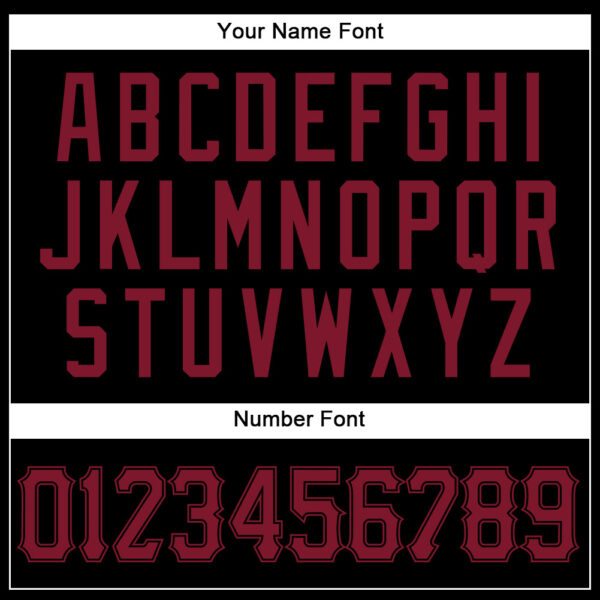 Custom Black Crimson Authentic Baseball Jersey