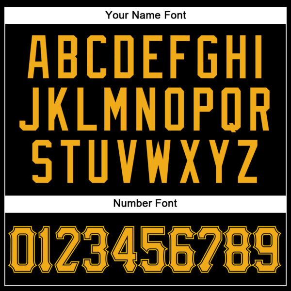 Custom Black Gold Authentic Baseball Jersey