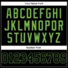 Custom Black Black-Neon Green Authentic Baseball Jersey