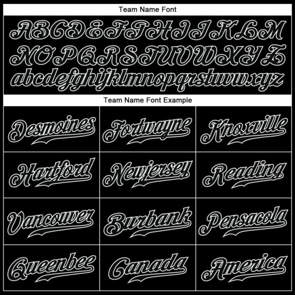 Custom Black Black-White Authentic Baseball Jersey