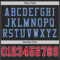 Black0429-3 Custom Black Red-Light Blue Mesh Authentic Throwback Football Jersey