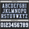 Black0464-3 Custom Black White-Royal Mesh Authentic Throwback Football Jersey