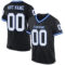 Black0464 Custom Black White-Royal Mesh Authentic Throwback Football Jersey