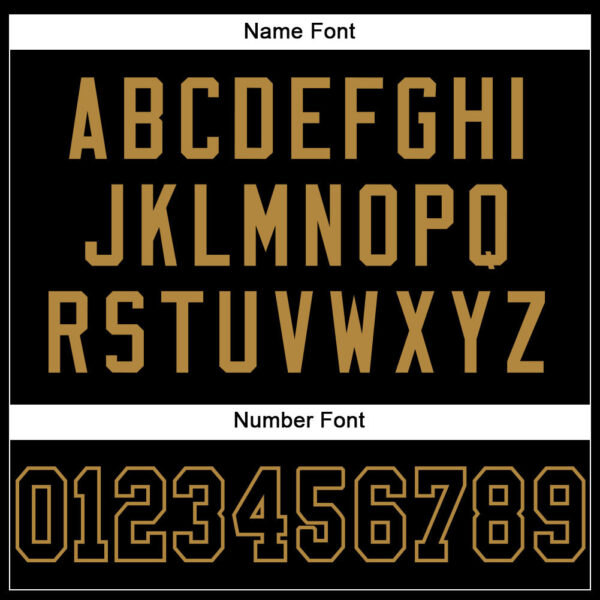 Custom Black Black-Old Gold Mesh Authentic Football Jersey