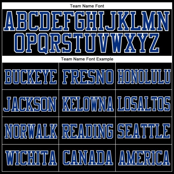 Custom Black Royal-White Mesh Authentic Football Jersey