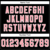 Custom Black Medium Pink-White Mesh Authentic Football Jersey