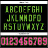 Custom Black Pink-Neon Green Mesh Authentic Football Jersey