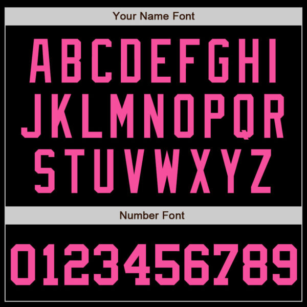 Custom Black Pink Authentic Baseball Jersey