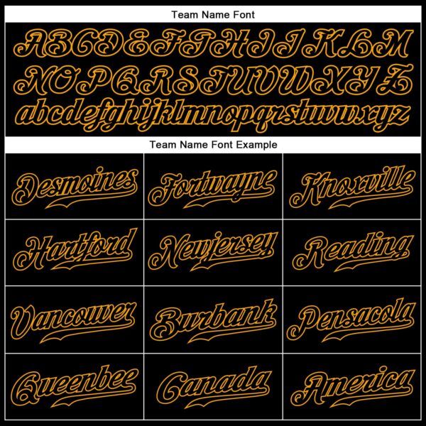 Custom Black Black-Gold Authentic Sleeveless Baseball Jersey