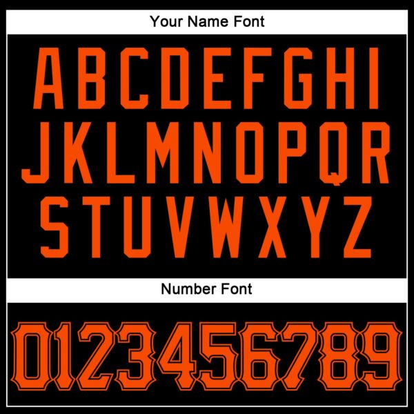 Custom Black Orange Authentic Sleeveless Baseball Jersey