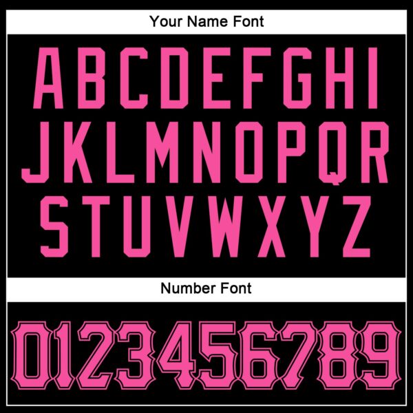 Custom Black Pink Authentic Sleeveless Baseball Jersey