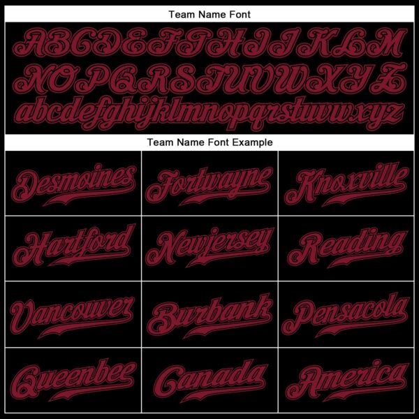 Custom Black Crimson Authentic Sleeveless Baseball Jersey