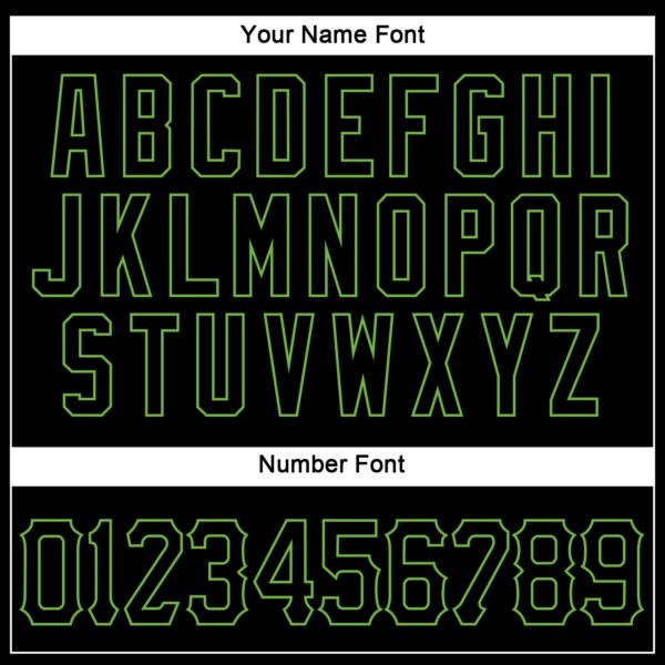 Custom Black Black-Neon Green Authentic Sleeveless Baseball Jersey