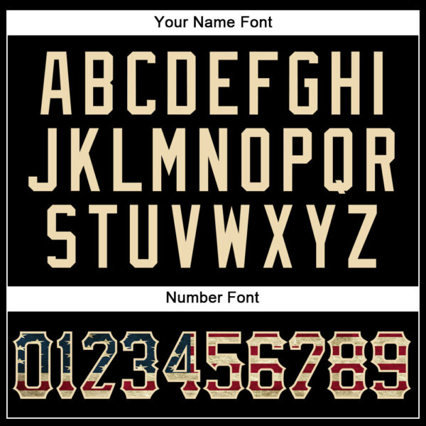 Custom Black Vintage USA Flag-Cream Authentic Sleeveless Baseball Jersey