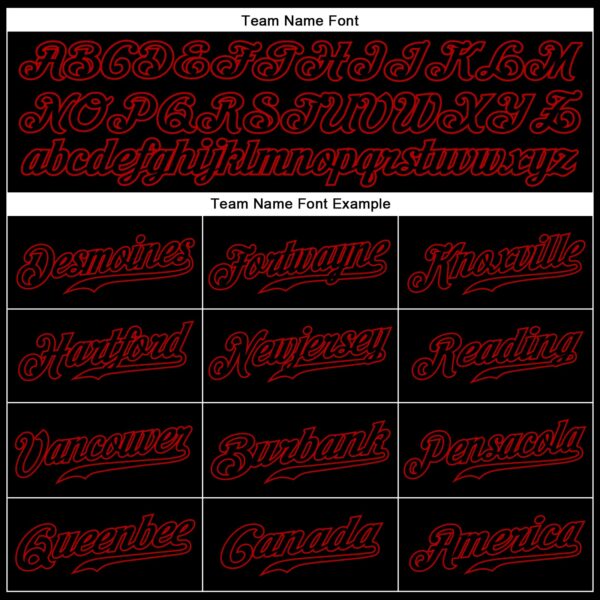 Custom Black Black-Red Authentic Sleeveless Baseball Jersey