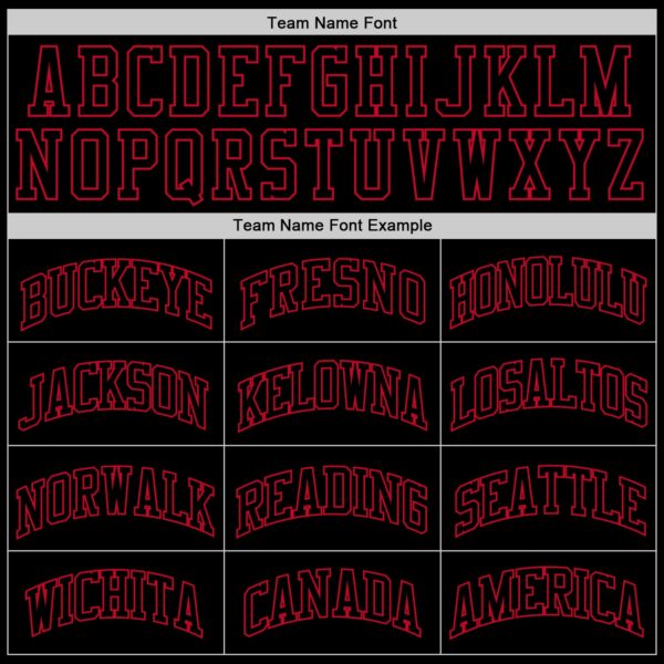 Custom Black Black-Red Authentic Throwback Basketball Jersey