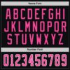 Custom Black Pink-White Hockey Jersey