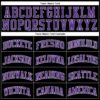 Custom Black Purple-Gray Authentic Throwback Basketball Jersey