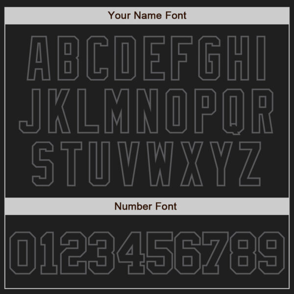 Custom Black Black-Steel Gray Authentic Baseball Jersey