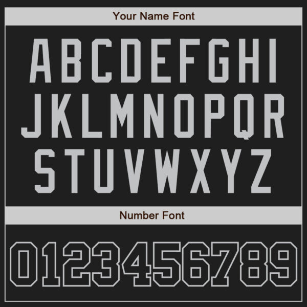 Custom Black Black-Gray Authentic Baseball Jersey