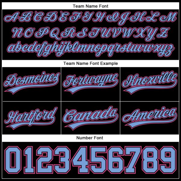 Custom Black Light Blue-Pink Authentic Throwback Basketball Shorts