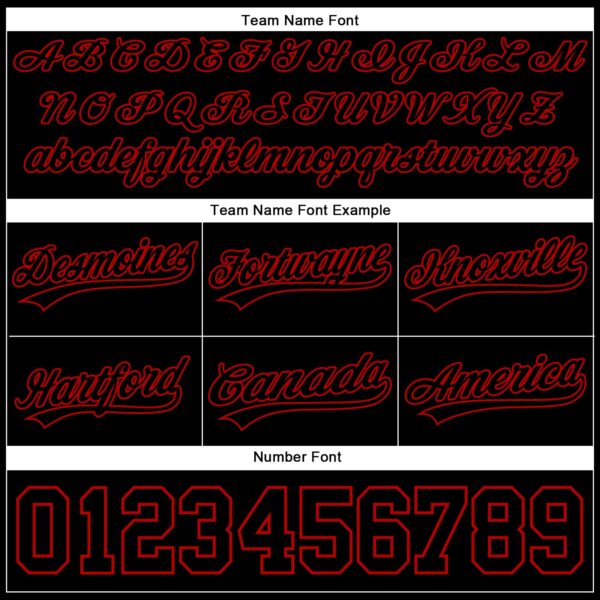 Custom Black Red Authentic Throwback Basketball Shorts