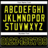 Custom Black Neon Yellow Authentic Baseball Jersey