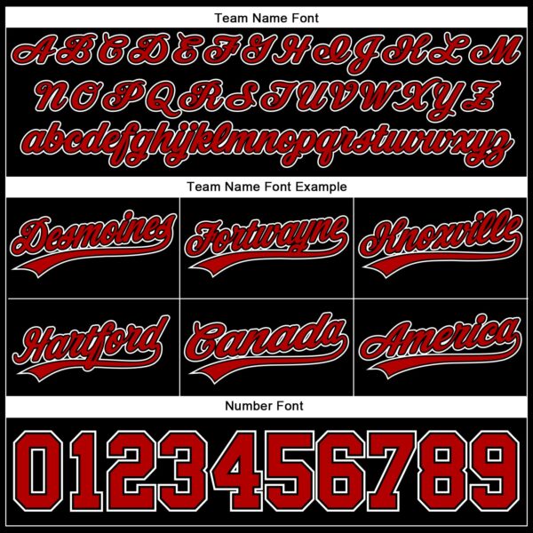 Custom Black Red-White Authentic Basketball Shorts