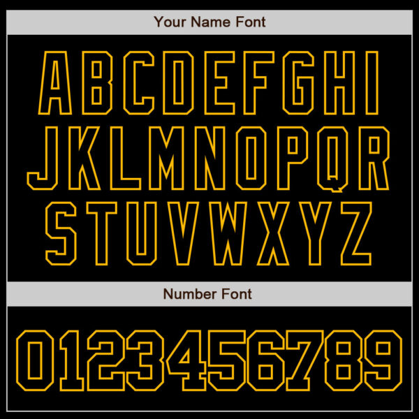 Custom Black Gold Authentic Baseball Jersey