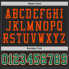 Custom Black Kelly Green-Orange Mesh Authentic Football Jersey