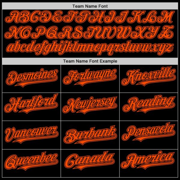 Custom Black Orange Pinstripe Orange Authentic Sleeveless Baseball Jersey