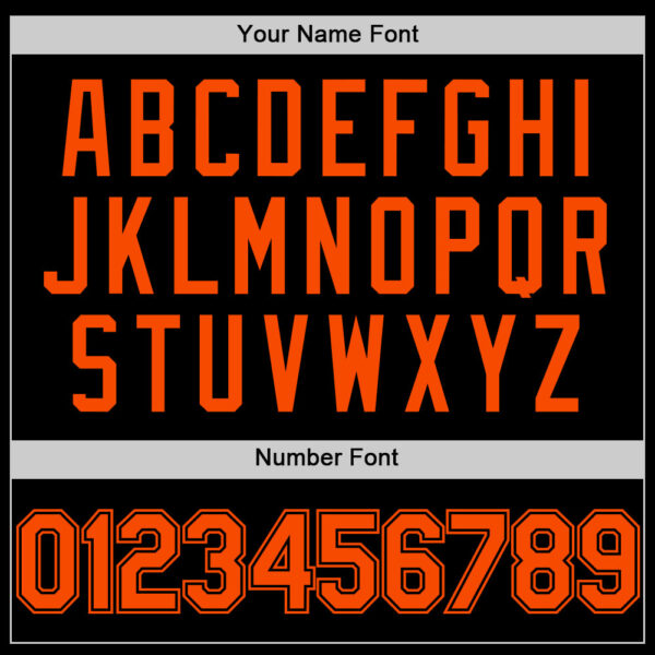 Custom Black Orange Pinstripe Orange Authentic Sleeveless Baseball Jersey