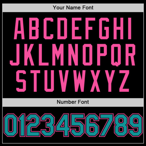 Custom Black Teal Pinstripe Pink Authentic Sleeveless Baseball Jersey