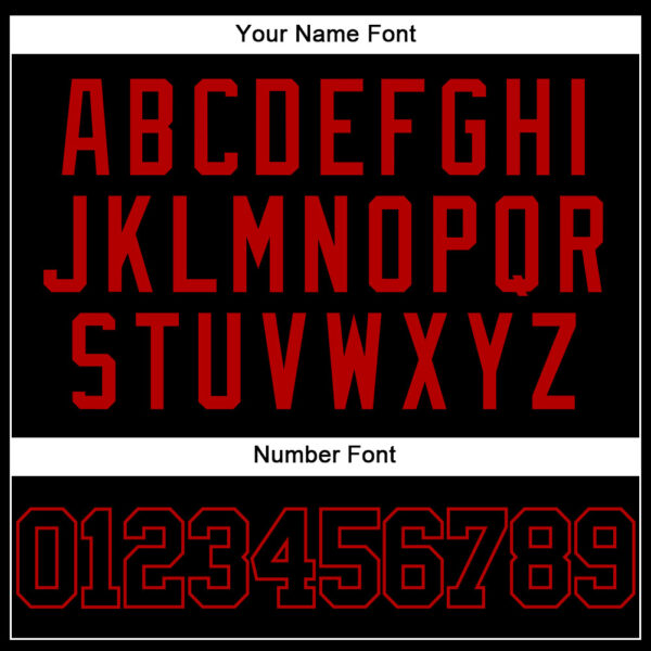 Custom Black Red Mesh Authentic Throwback Baseball Jersey