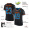 Black2237-1_11d89b84-b044-4406-a919-9765df7d3f03 Custom Black Blue-Orange Mesh Authentic Throwback Football Jersey