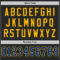 Custom Black Royal-Gold Mesh Authentic Throwback Football Jersey