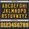 Custom Black Gold-White Mesh Authentic Throwback Football Jersey