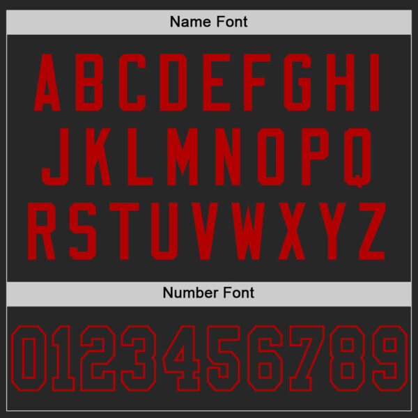 Custom Black Red Mesh Authentic Throwback Football Jersey