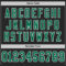 Black2274-3 Custom Black Kelly Green-White Mesh Authentic Throwback Football Jersey