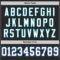 Custom Black Purple-Teal Mesh Authentic Throwback Football Jersey