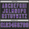 Black2278-3 Custom Black Purple-White Mesh Authentic Throwback Football Jersey