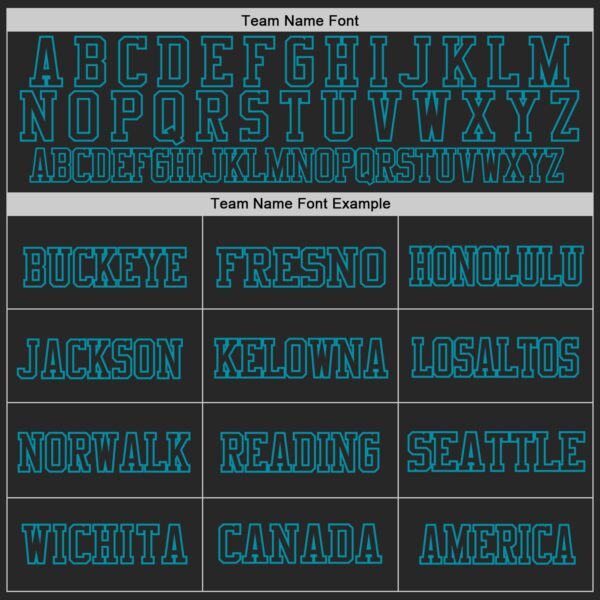 Custom Black Teal Mesh Authentic Throwback Football Jersey