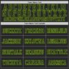 Custom Black Neon Green Mesh Authentic Throwback Football Jersey