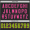 Black2385-3 Custom Black Neon Green-Pink Mesh Authentic Throwback Football Jersey