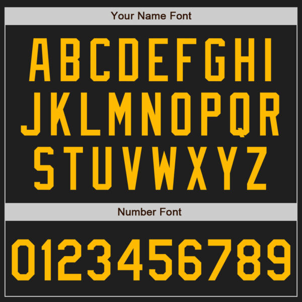 Custom Black Gold Pinstripe Gold Authentic Baseball Jersey