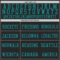Black2559-2 Custom Black Teal Mesh Authentic Football Jersey