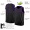 Custom Black Purple Authentic Basketball Jersey